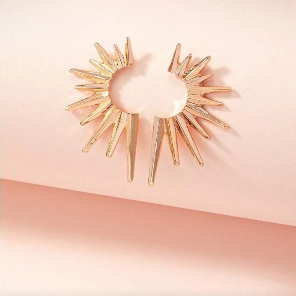 Anthropologie Radiant Gold Earrings